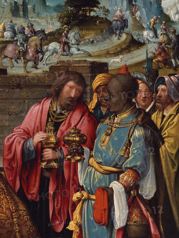 The Adoration of the Magi, 1515/25. Detail from a larger artwork.