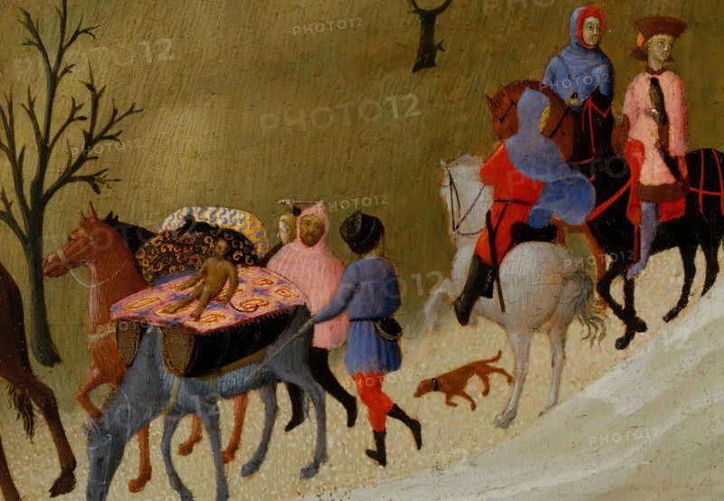 The Journey of the Magi, ca. 1433-35. Detail from a larger artwork.