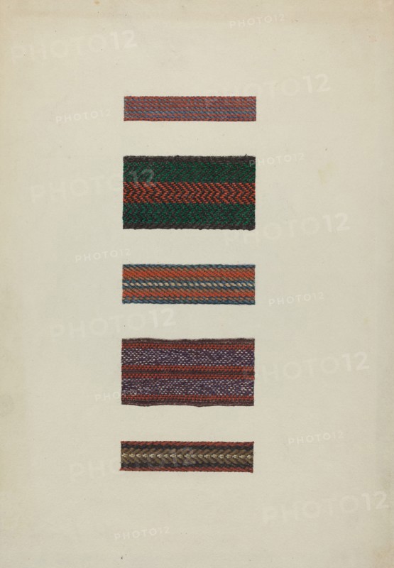 Shaker Rug Bindings, 1935/1942.