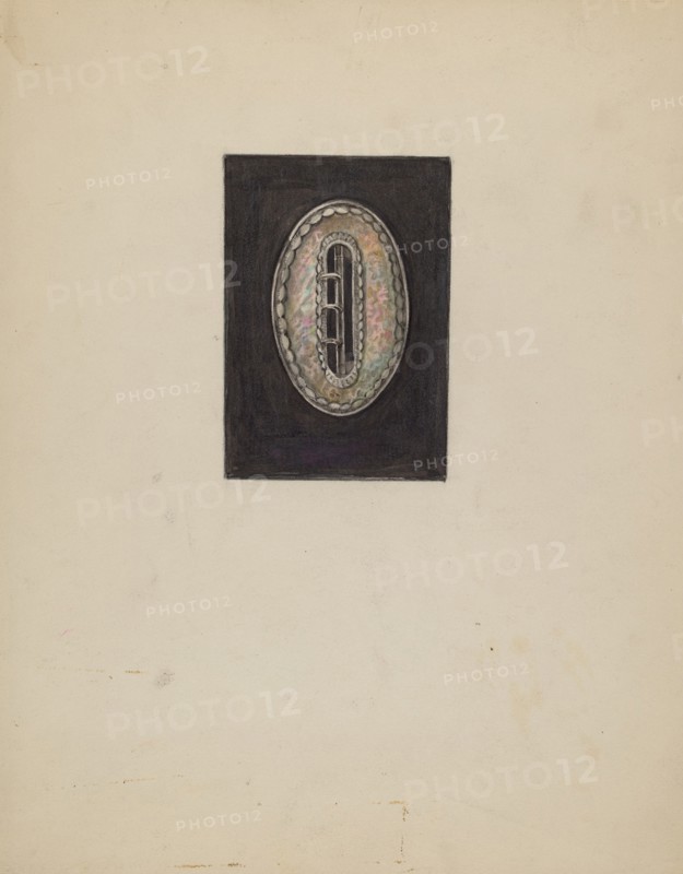 Dress Buckle, c. 1936.