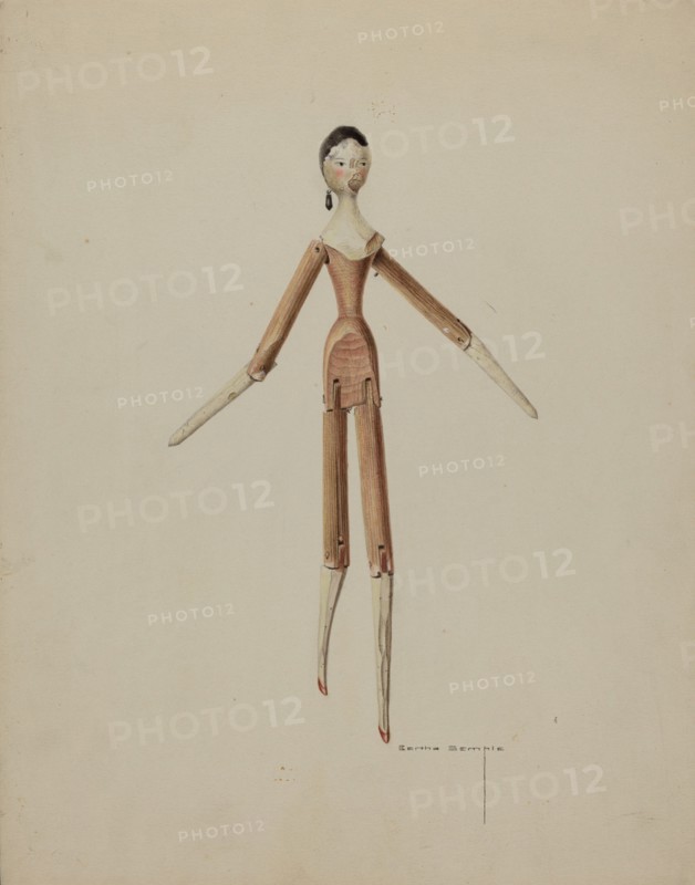 Wooden Doll, c. 1939.