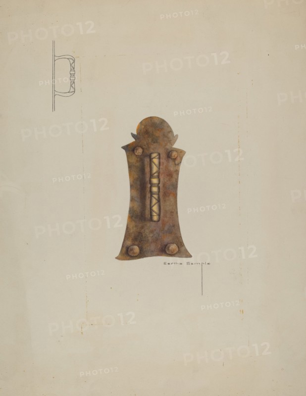 Iron Door Handle, 1935/1942.