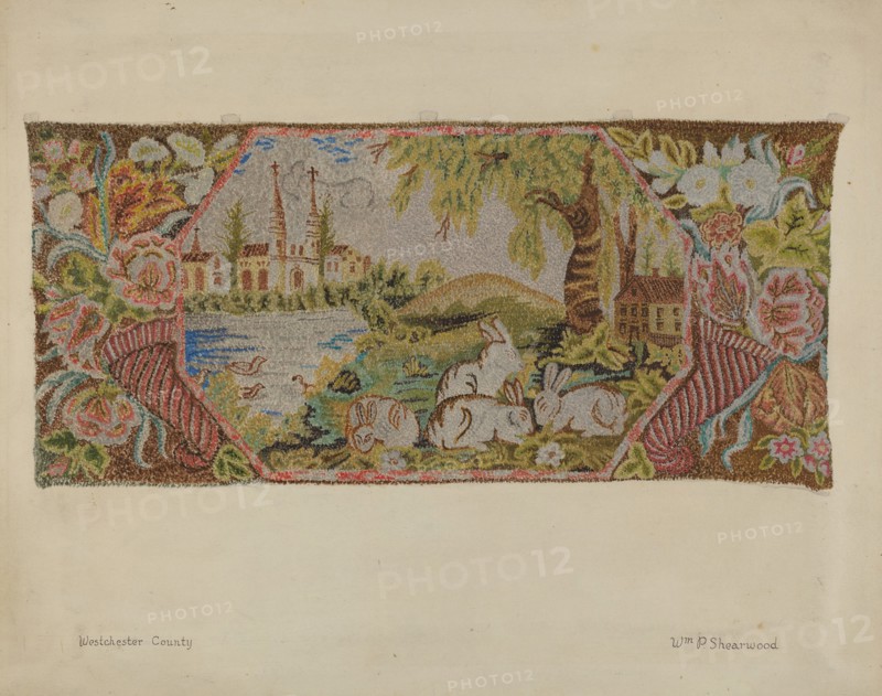Hooked Rug, c. 1937.