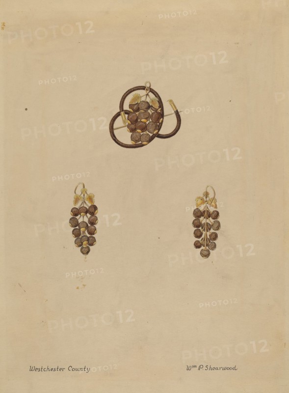 Hair Brooch and Earrings, 1935/1942.