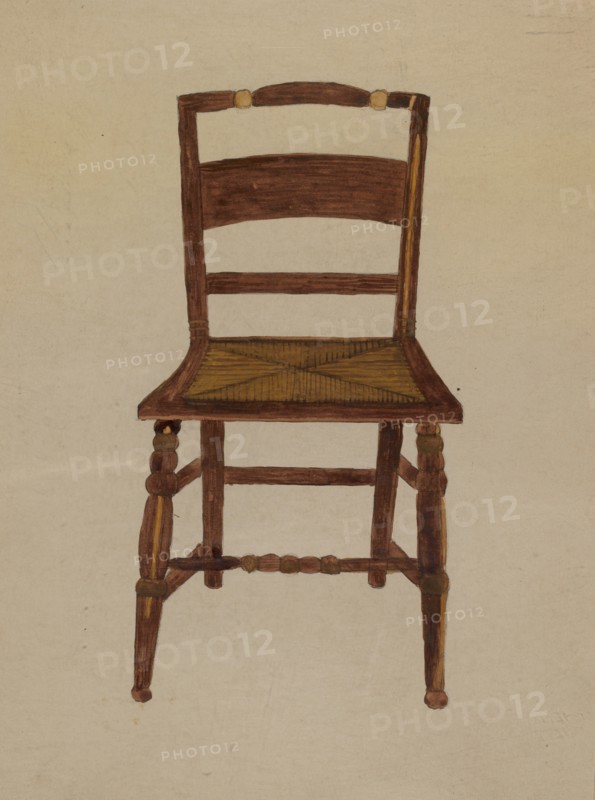 Chair, 1935/1942. (Similar to Hitchcock chair in image 15210)