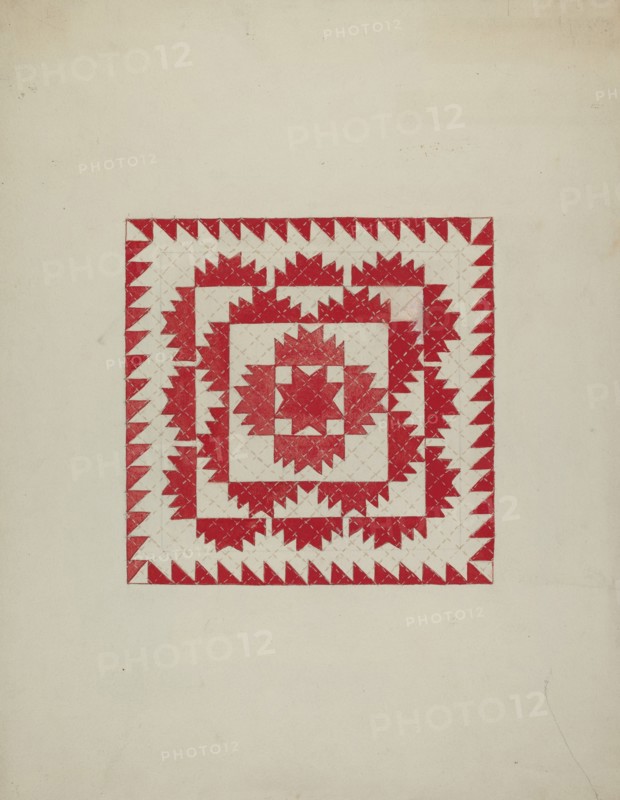 Patchwork Quilt, c. 1940.