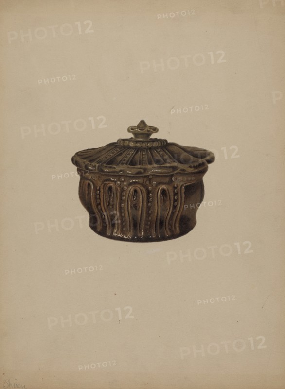 Pa. German Covered Dish, c. 1938.