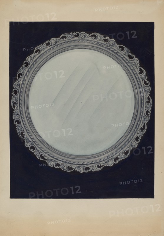 Picture Frame-Carved Wood, c. 1936.
