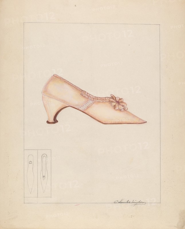 Woman's Shoe, c. 1937.