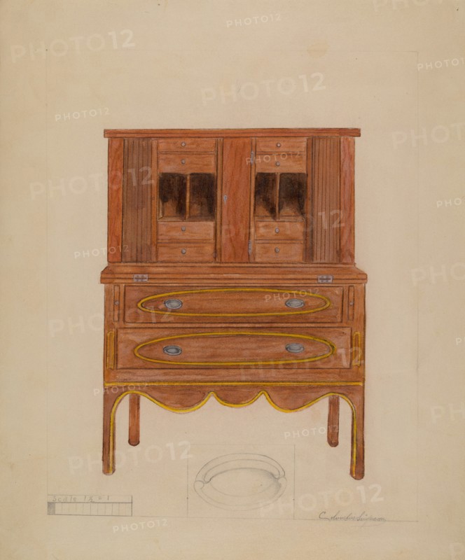 Writing Desk, 1935/1942.