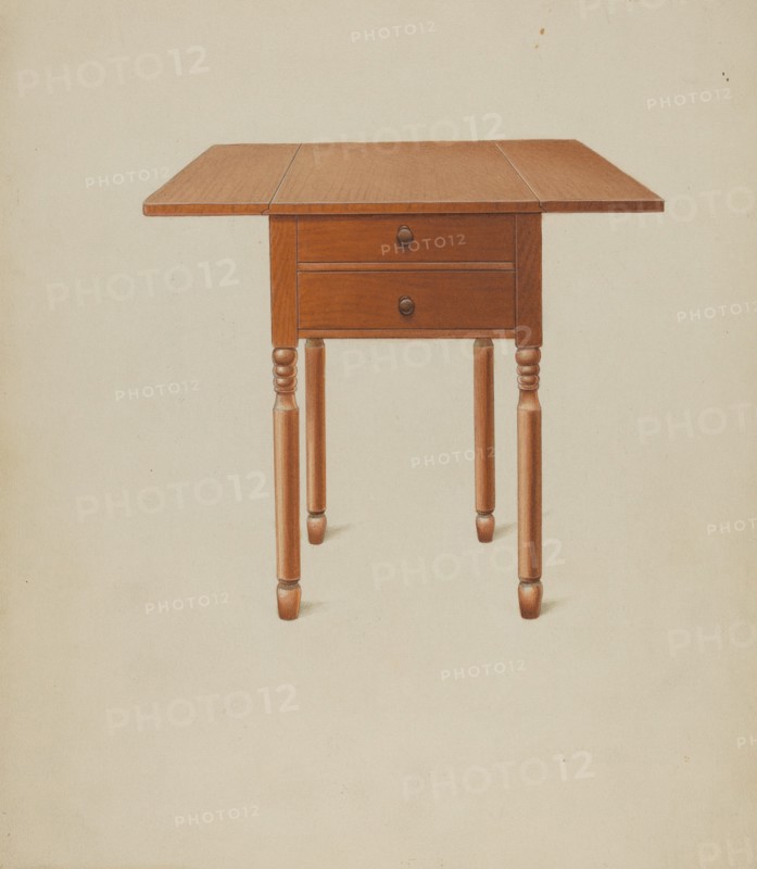 Shaker Table, c. 1938.