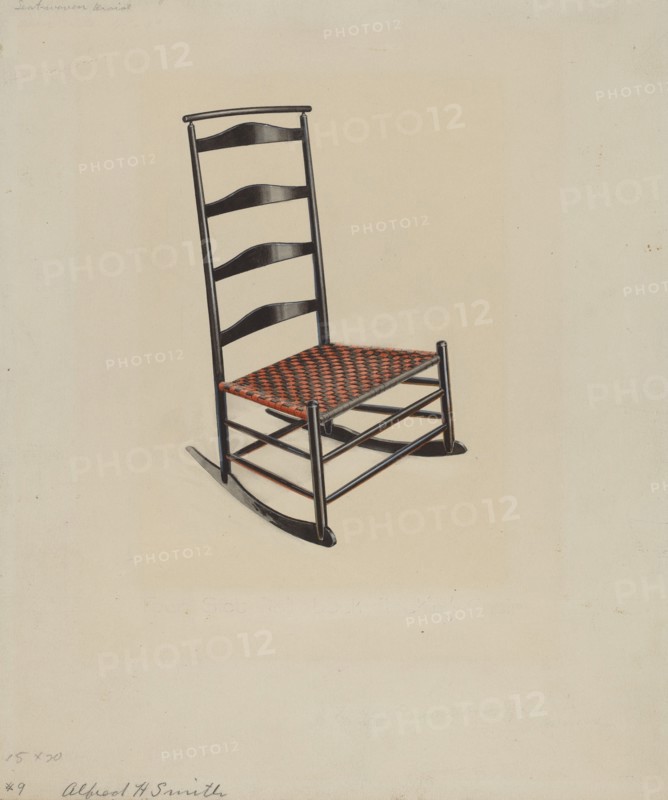 Shaker Rocking Chair, c. 1936.