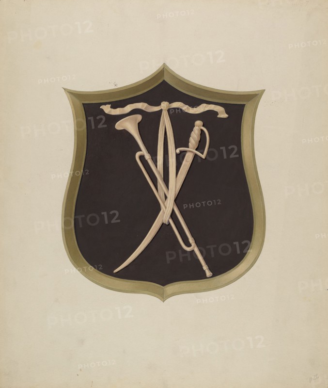 Cartouche from Salem Gate, c. 1939.
