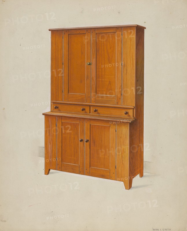 Shaker Cupboard, c. 1937.