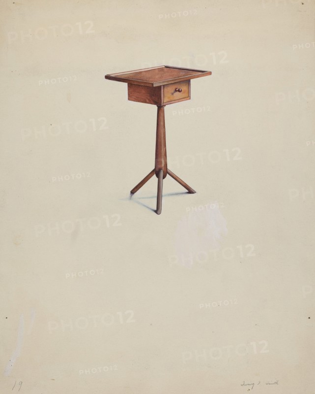 Shaker Peg Leg Stand, 1935/1942.