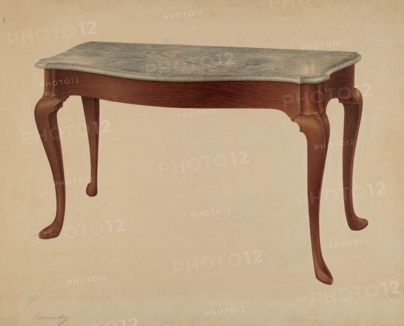 Sideboard Table, 1940.