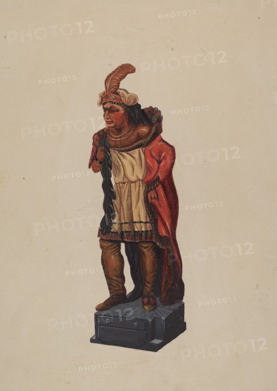 Cigar Store Indian, 1935/1942.