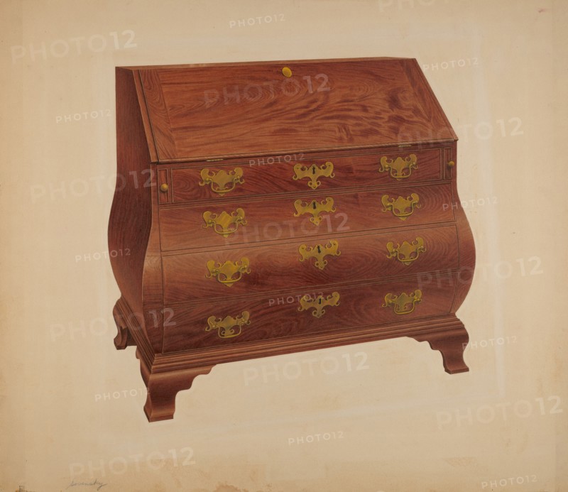 Desk, c. 1939.