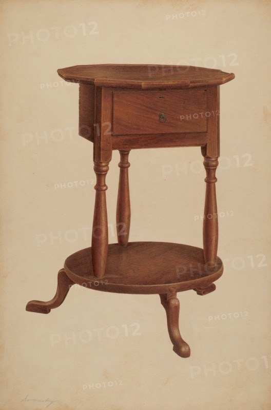 Bedside Table, 1940.