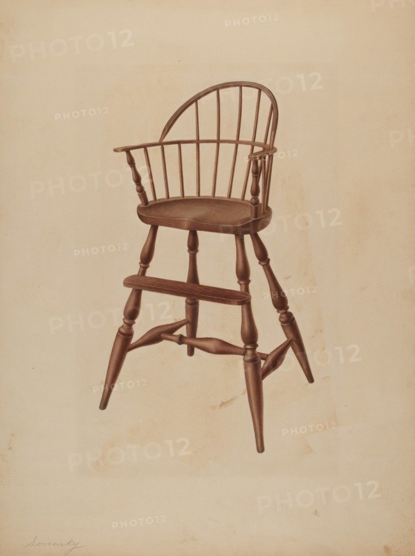 Infant's High Chair, 1940.
