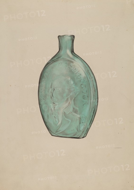 Whiskey Flask, c. 1938.