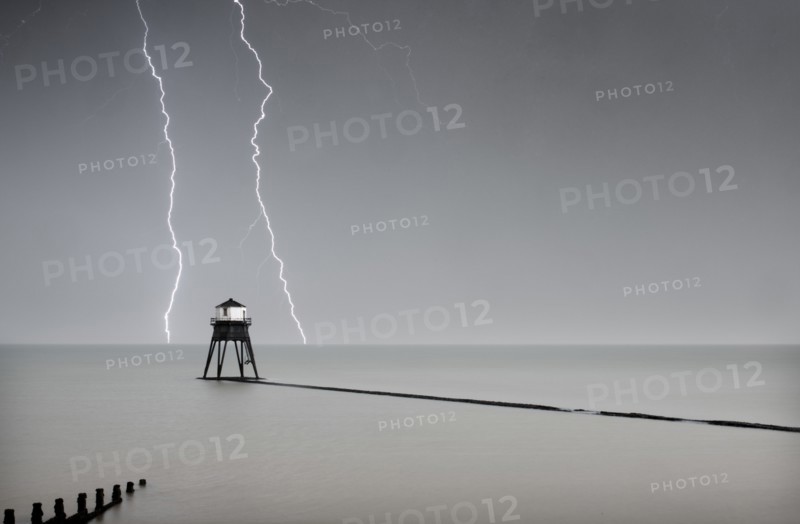 Dovercourt Low Light, Dovercourt Lighthouses and Causeway, Essex, 2019. Creator: James O Davies.
