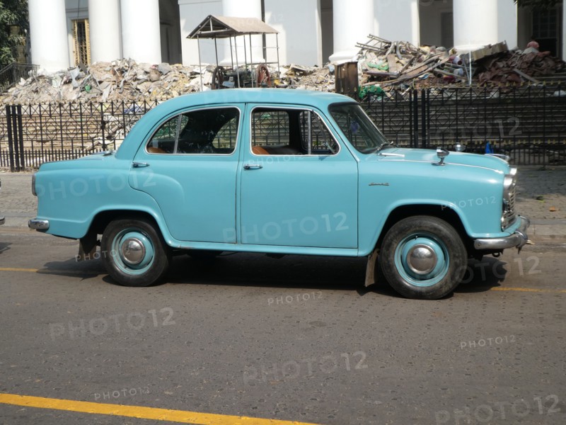 Hindustan Ambassador Mark II, Kolkata, India, 2019. Creator: Unknown.