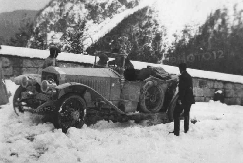 1913 Rolls-Royce Alpine Eagle on Alpine trials. Creator: Unknown.
