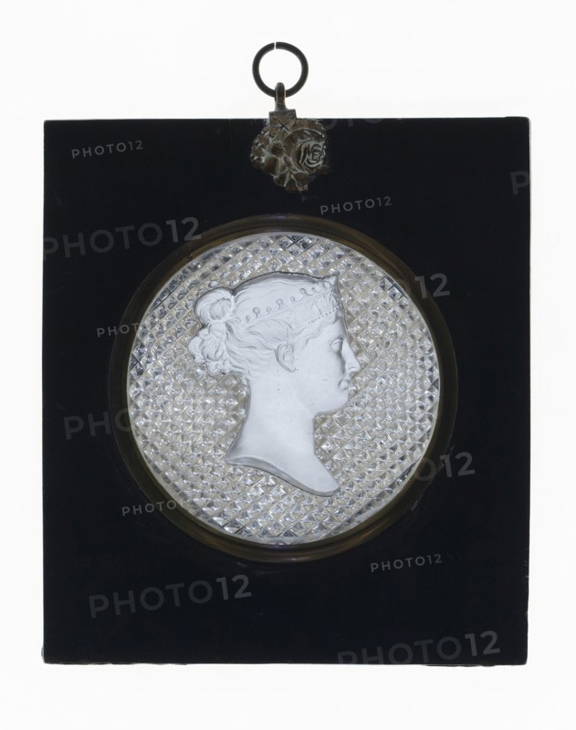 Portrait Plaque, England, 1820/30. Creator: Apsley Pellatt and Company.
