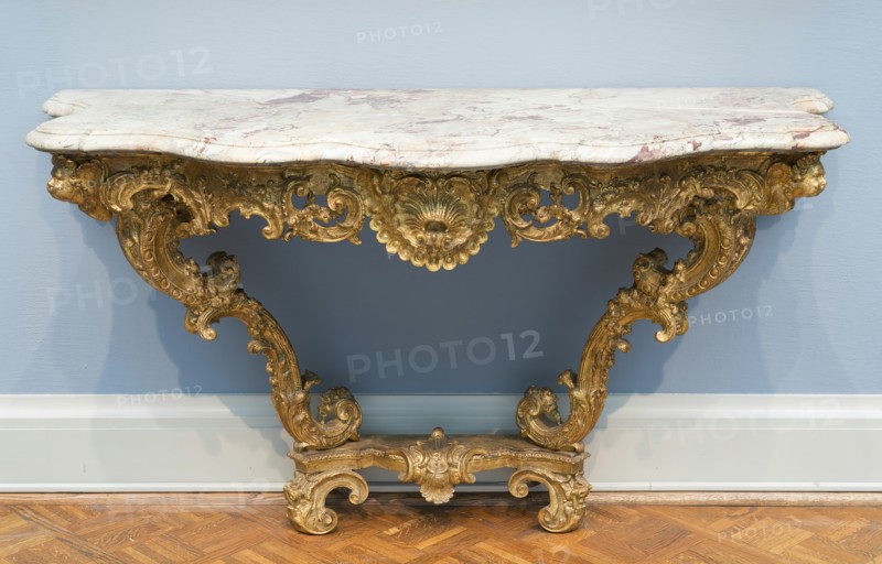 Console Table, France, c. 1735. Creator: François Roumier.