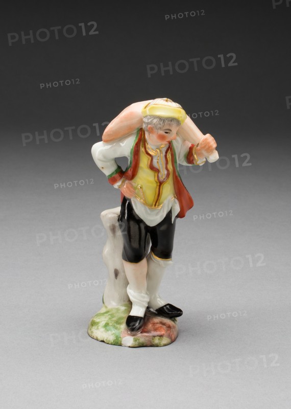 Figure of a Butcher, France, c. 1765. Creator: Jean-Jacques Louis.