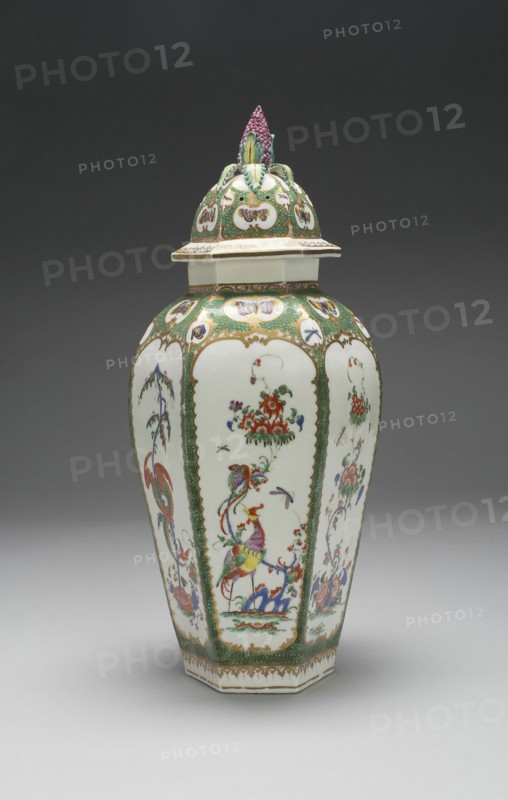 Vase, Bristol, c. 1760/65. Creator: Bristol Porcelain Factories.