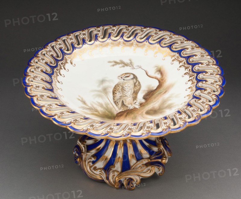 Compote, Worcester, 1849. Creator: Chamberlain and Company.