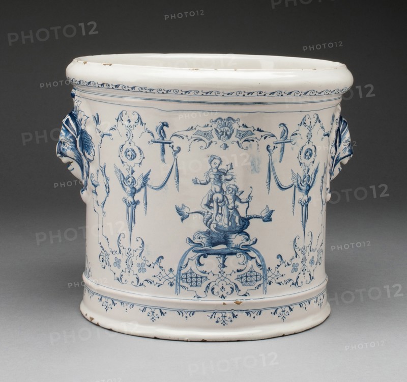 Bottle Cooler, Moustiers-Sainte Marie, 1700/1720. Creator: Clérissy Pottery Factory.