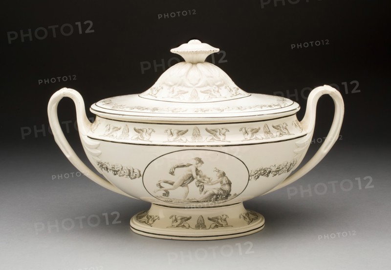 Tureen, Creil, 1810/20. Creator: Creil Pottery.