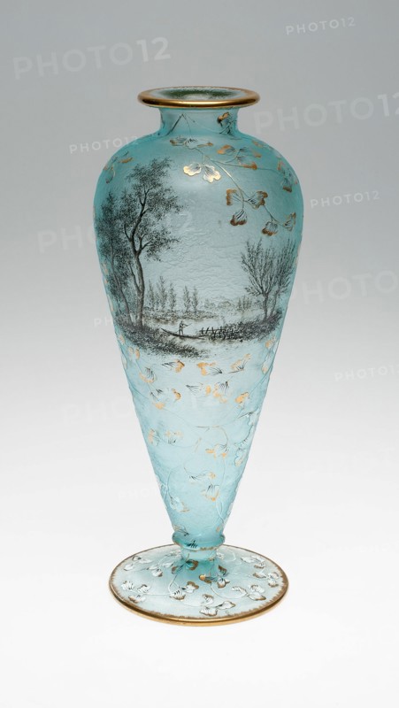 Vase, France, c. 1895. Creator: Daum Frères, Nancy.