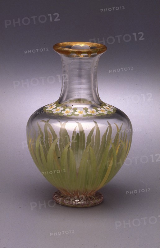 Well Spring Carafe, Lambeth, 1847. Creators: Richard Redgrave, Stangate Glass Works, John Fell Christy.