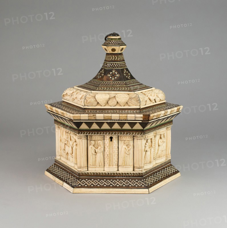 Casket, Venice, c. 1390-c. 1410. Creator: Embriachi Workshop.