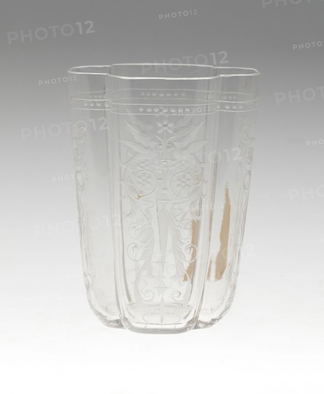 Beaker, Austria, 19th century. Creator: J.& L. Lobmeyr.