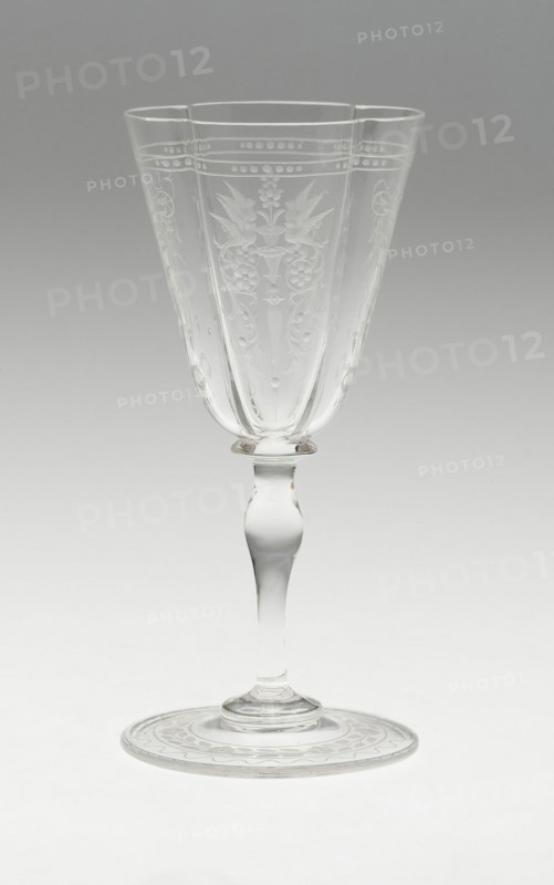 Wine Glass, Austria, 19th century. Creator: J.& L. Lobmeyr.