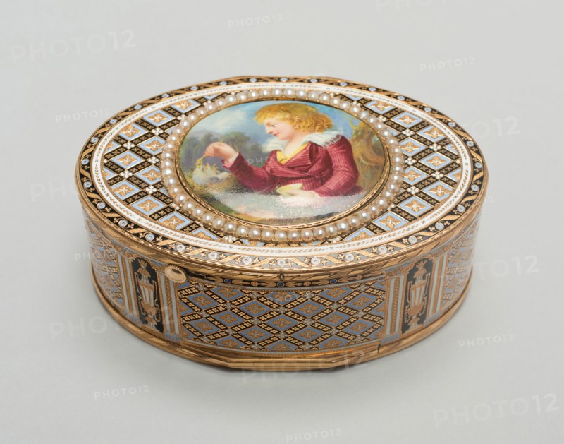 Snuff Box, Austria, Early 19th century. Creator: Jacob Frisard.