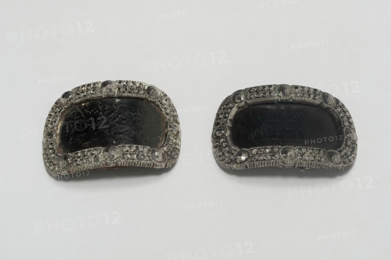 Pair of Shoe Buckles, England, Last quarter 18th century. Creator: Unknown.
