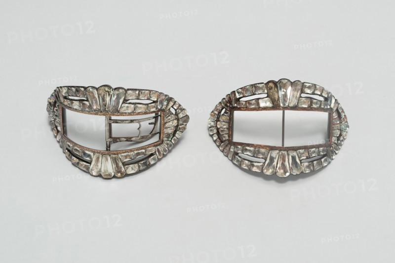 Pair of Shoe Buckles, England, Last quarter 18th century. Creator: Unknown.