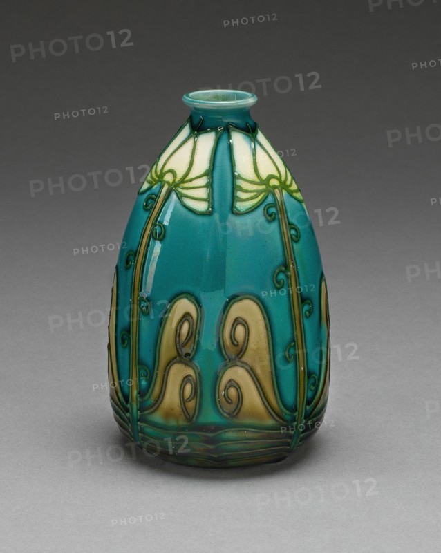 Vase, England, c. 1900. Creator: Minton.