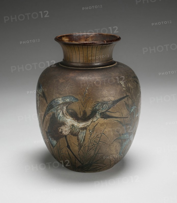 Vase, England, 1893. Creator: Martin Brothers Pottery.