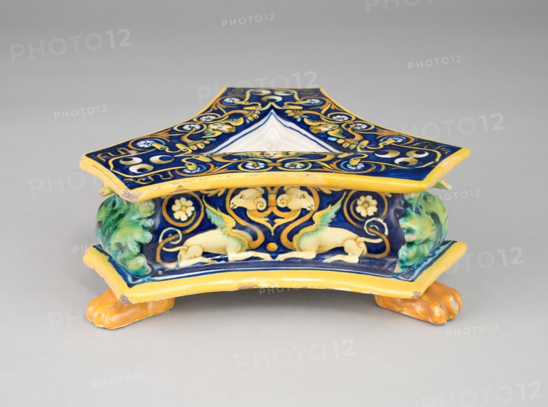Salt Cellar, Urbino, c. 1530. Creator: Francesco Xanto Avelli.