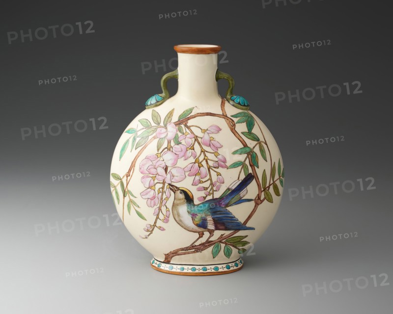 Moon Flask, London, 1871. Creator: Minton.