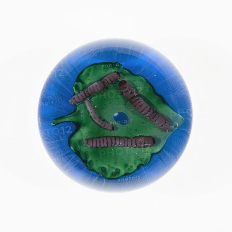 Paperweight, France, c. 1878. Creator: Monot, Pere et Fils, et Stumpf Cristallerie de Pantin.