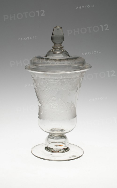Birth Glass, Netherlands, c. 1750. Creator: Unknown.