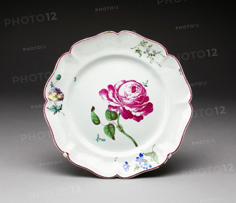 Plate, Niderviller, c. 1770. Creator: Niderviller Porcelain Factory.